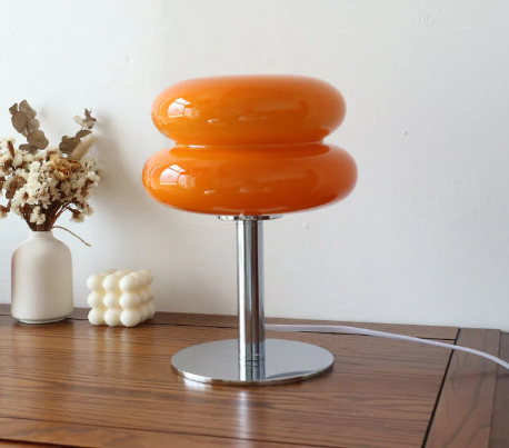 Modern Macaron Glass Table Lamp