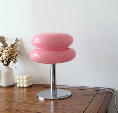 Modern Macaron Glass Table Lamp