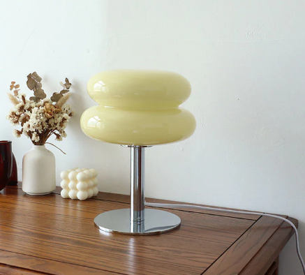 Modern Macaron Glass Table Lamp