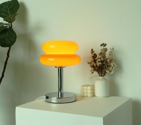 Modern Macaron Glass Table Lamp