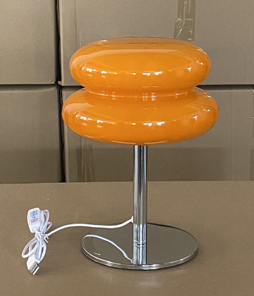 Modern Macaron Glass Table Lamp
